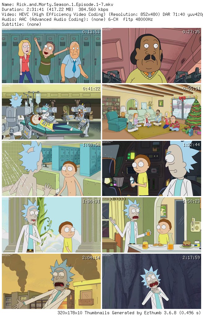 COMPLETE: Rick And Morty Season 1 Episode 1- 11
