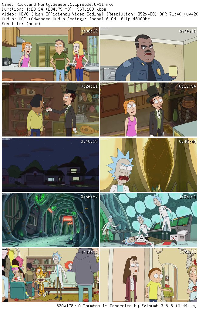 COMPLETE: Rick And Morty Season 1 Episode 1- 11
