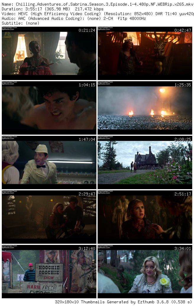 COMPLETE: Chilling Adventures Of Sabrina Season 3 Episode 1 - 8