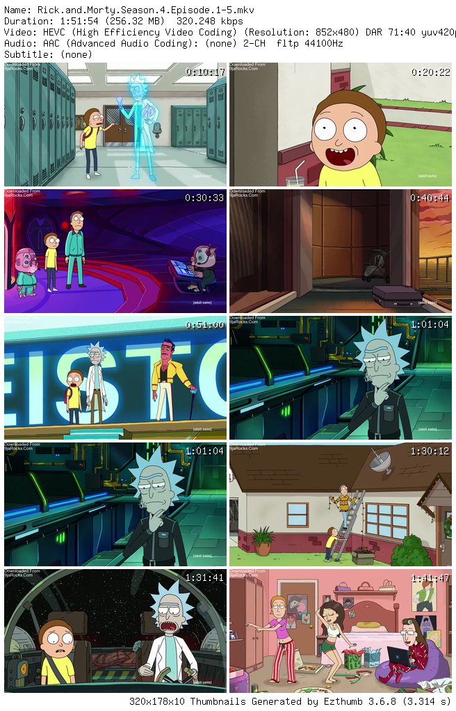 Rick and Morty Season 4 Episode 1 - 5